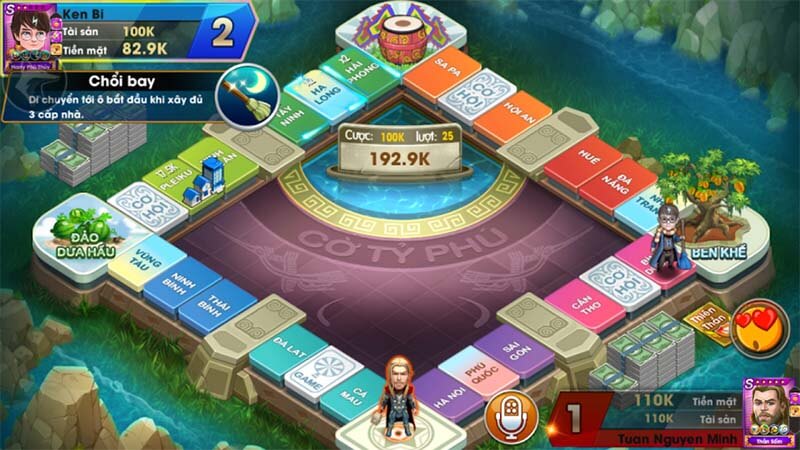 Cách chơi cờ tỷ phú online