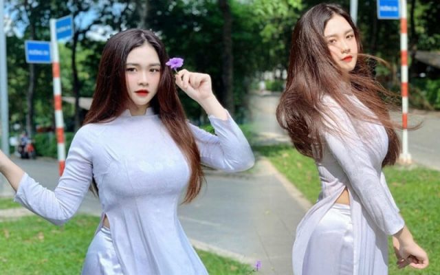 Hot girl áo dài